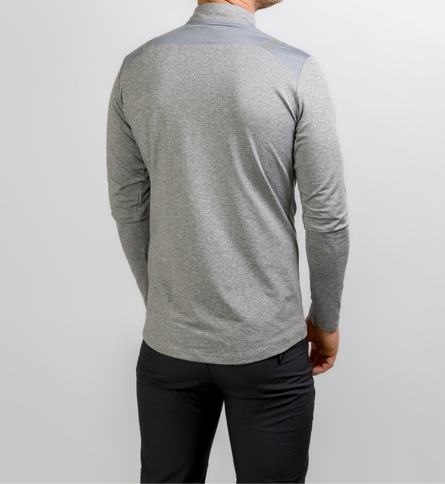 Taurus Grey 1/4 Zip with Grey Shoulders