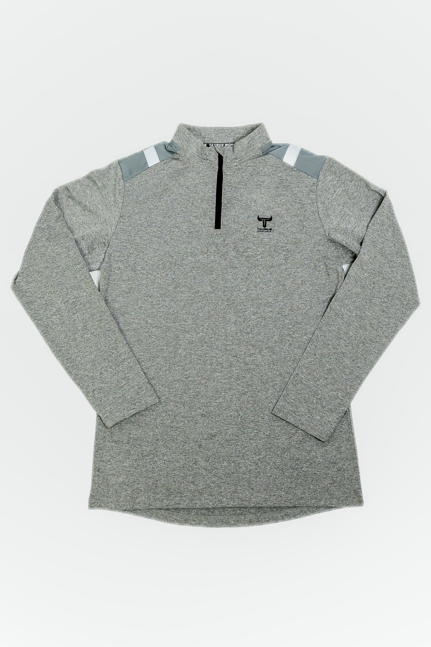 Taurus Grey 1/4 Zip with Grey Shoulders