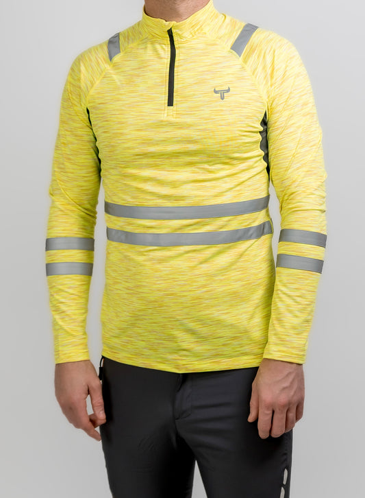 Yellow Reflective 1/4 Zip