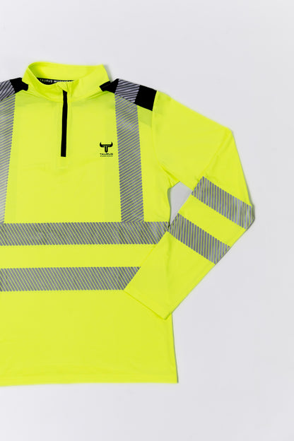Yellow Hi Vis 1/4 Zip
