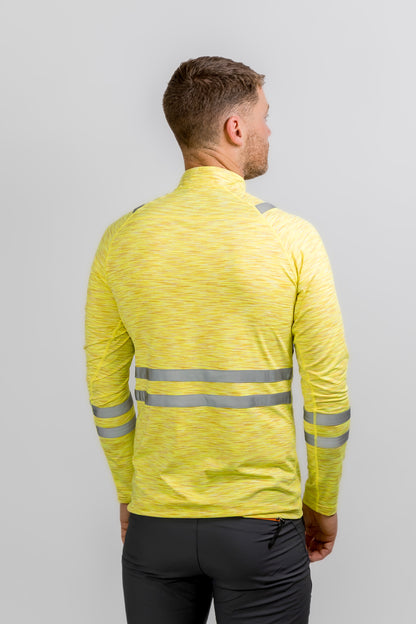 Yellow Reflective 1/4 Zip