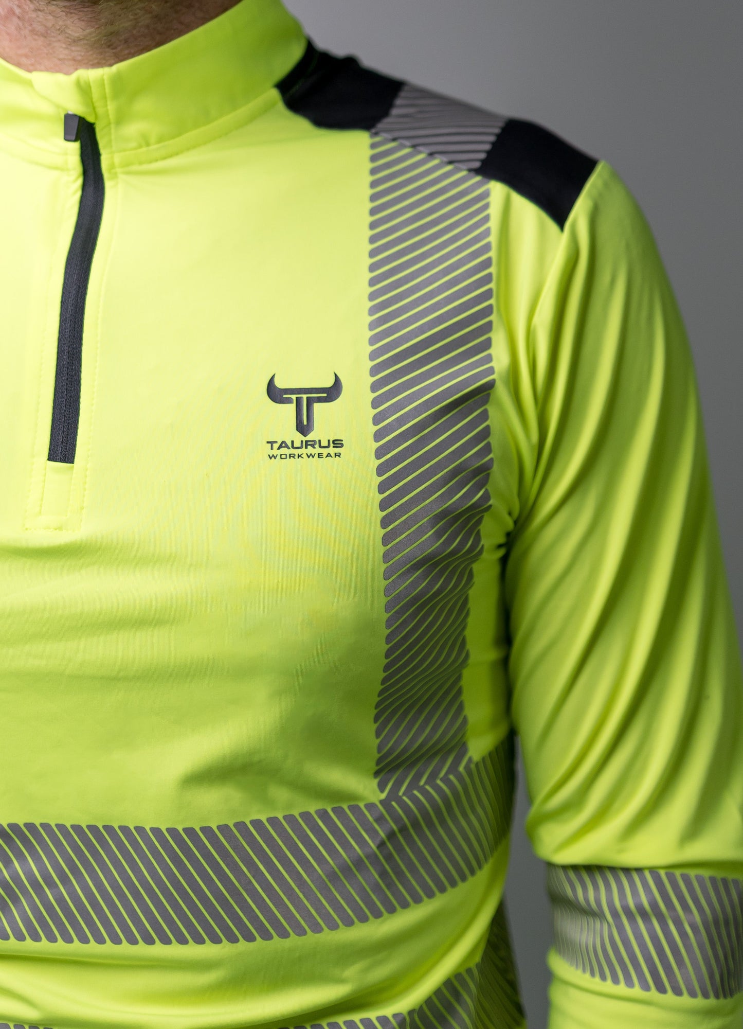 Yellow Hi Vis 1/4 Zip