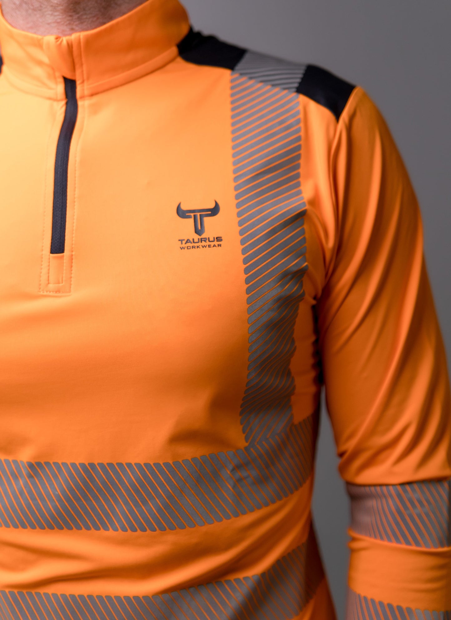 Orange Hi Vis 1/4 Zip