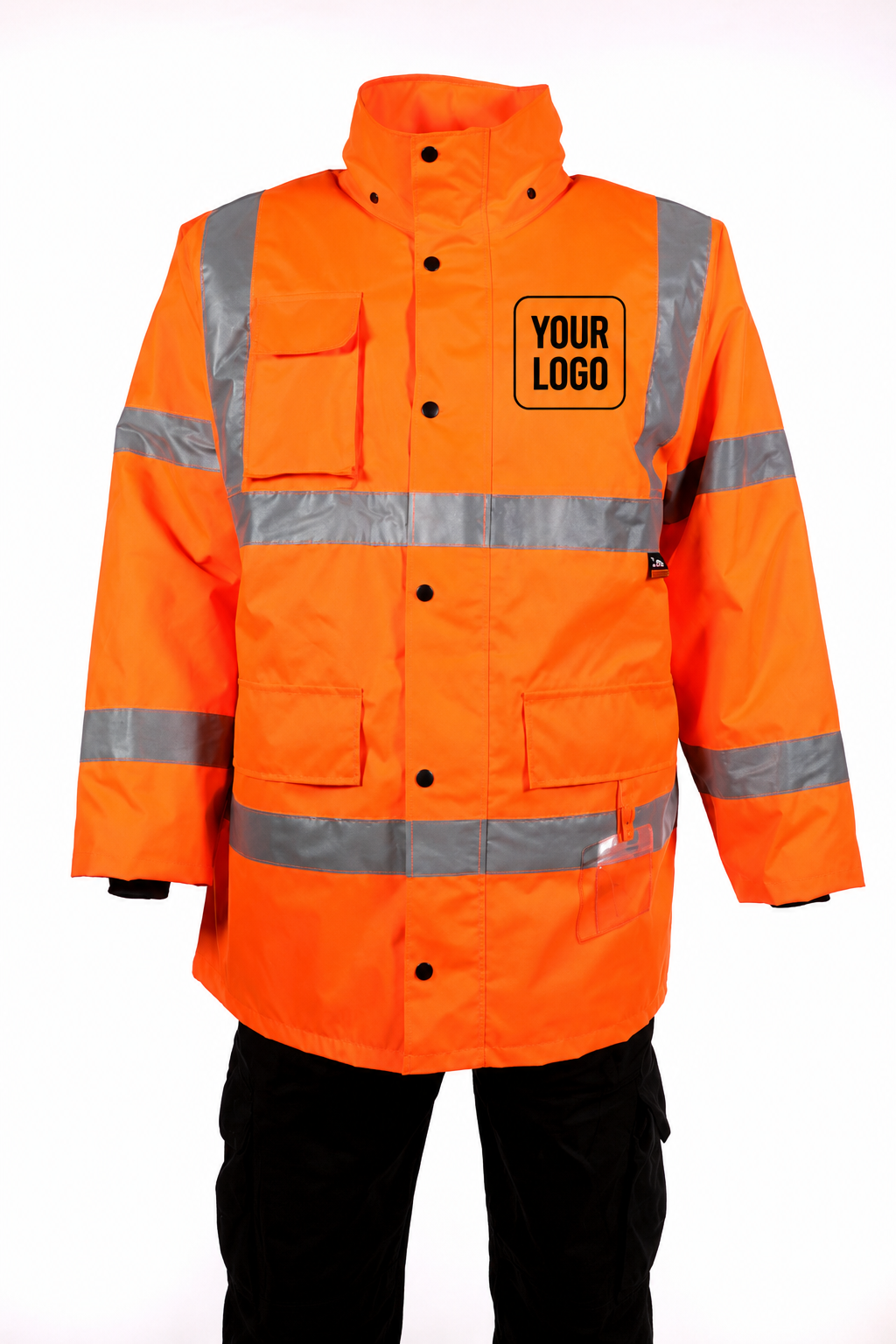 High visibility parka traffic jacket.