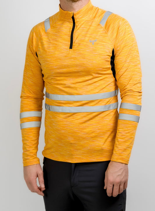 Orange Reflective 1/4 Zip