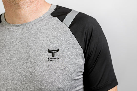 Taurus Grey Contrast T-Shirt