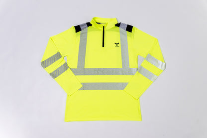 Yellow Hi Vis 1/4 Zip