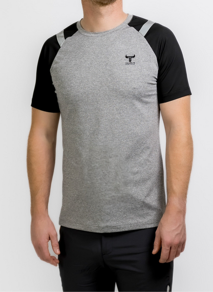 Taurus Grey Contrast T-Shirt