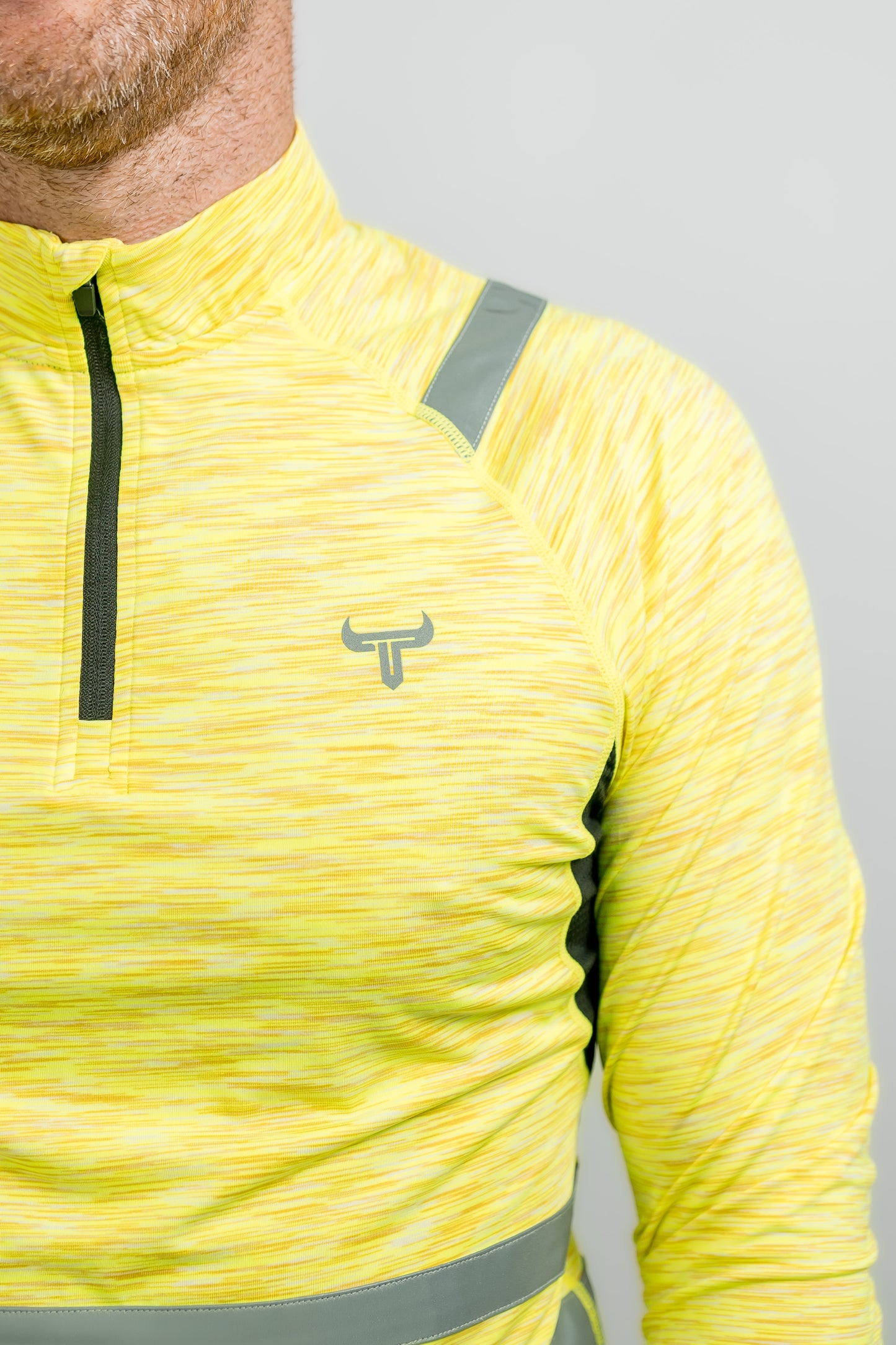 Yellow Reflective 1/4 Zip