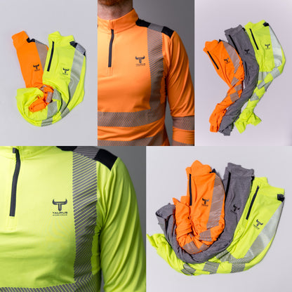 Orange Hi Vis 1/4 Zip